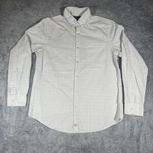 Vineyard‎ Vines Slim Fit Murray Shirt Men's M White w/ Pastel Graph Plaid Pocket